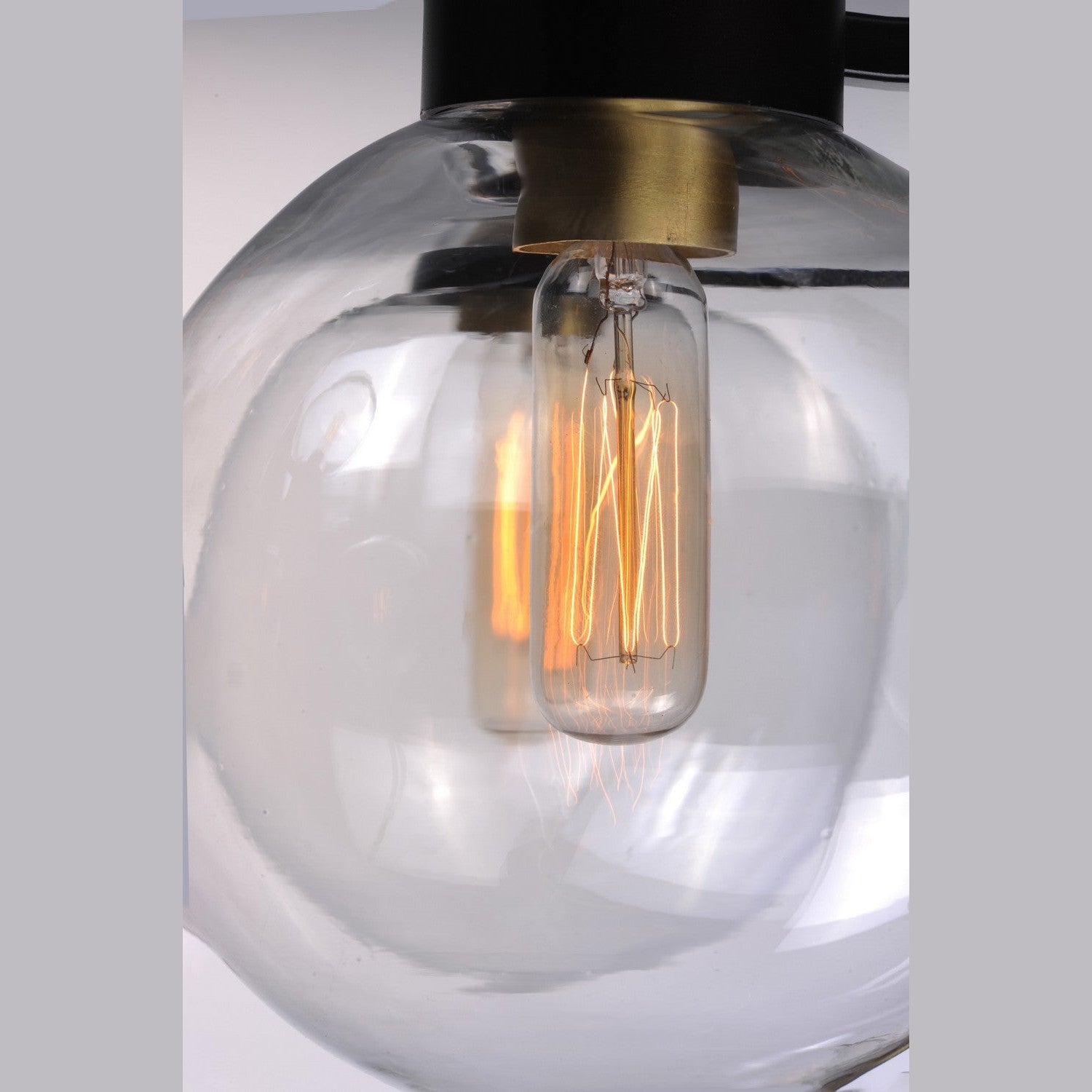 Maxim - 90510CLBZSBR - One Light Mini Pendant - Bauhaus - Bronze / Satin Brass