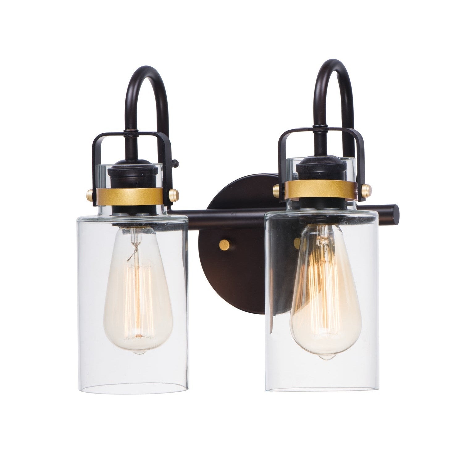 Maxim - 30171CLBZGLD - Two Light Bath Vanity - Magnolia - Bronze / Gold
