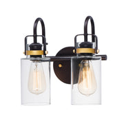 Maxim - 30171CLBZGLD - Two Light Bath Vanity - Magnolia - Bronze / Gold