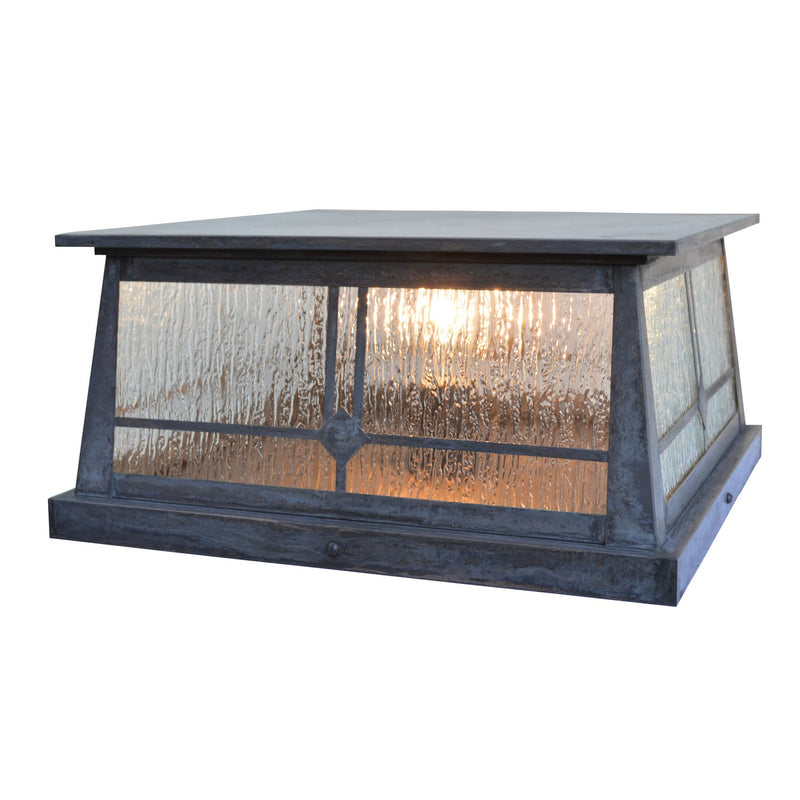 Arroyo - ABC-15RM-MB - One Light Column Mount - Aberdeen - Mission Brown