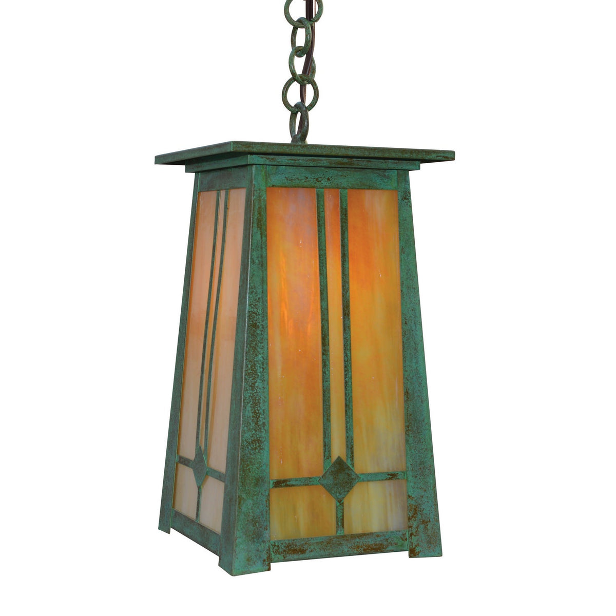 Arroyo - ABH-7GW-VP - One Light Pendant - Aberdeen - Verdigris Patina