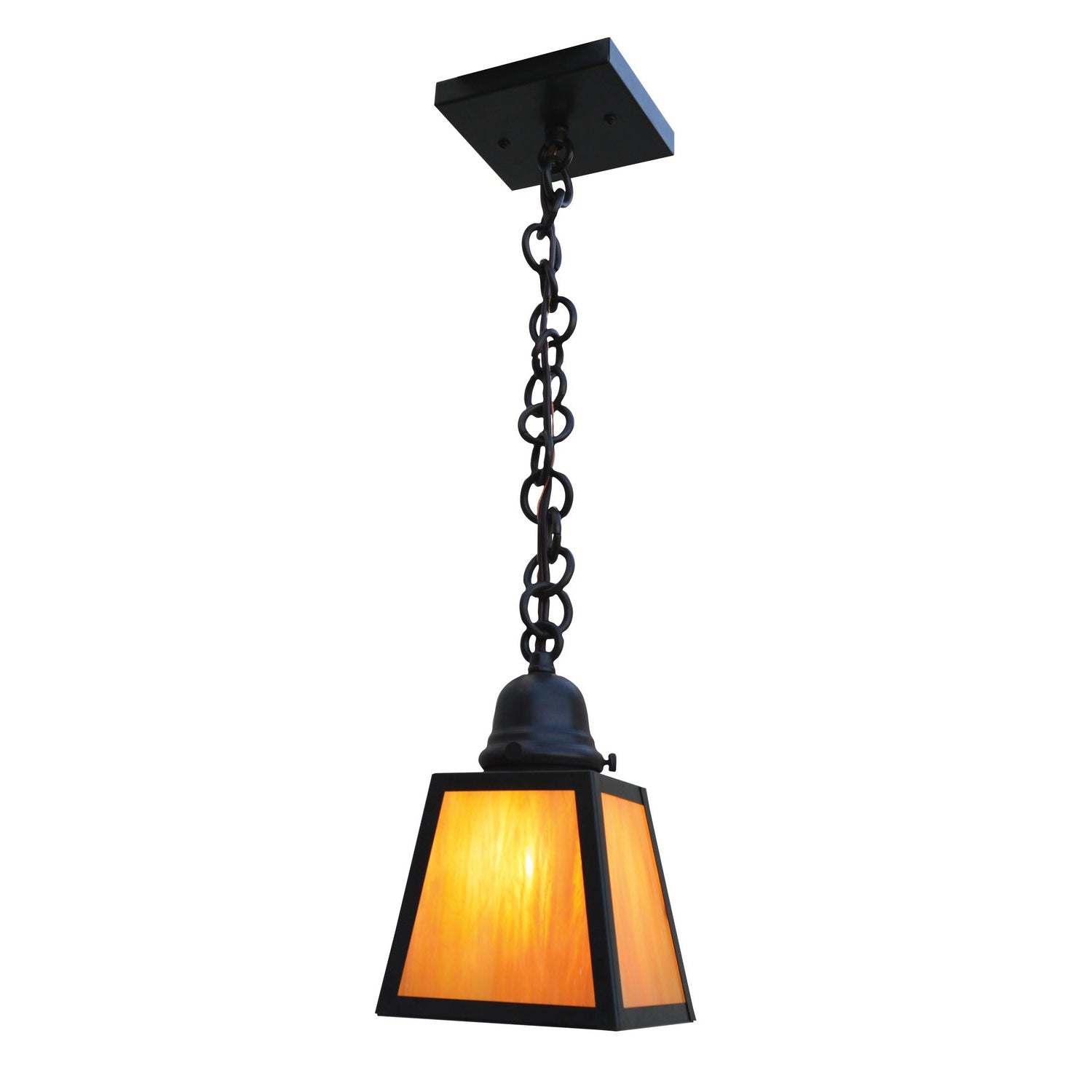 Arroyo - AH-1EGW-BZ - One Light Pendant - A-Line - Bronze