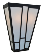 Arroyo - AS-16WO-BK - Two Light Wall Sconce - Asheville - Satin Black