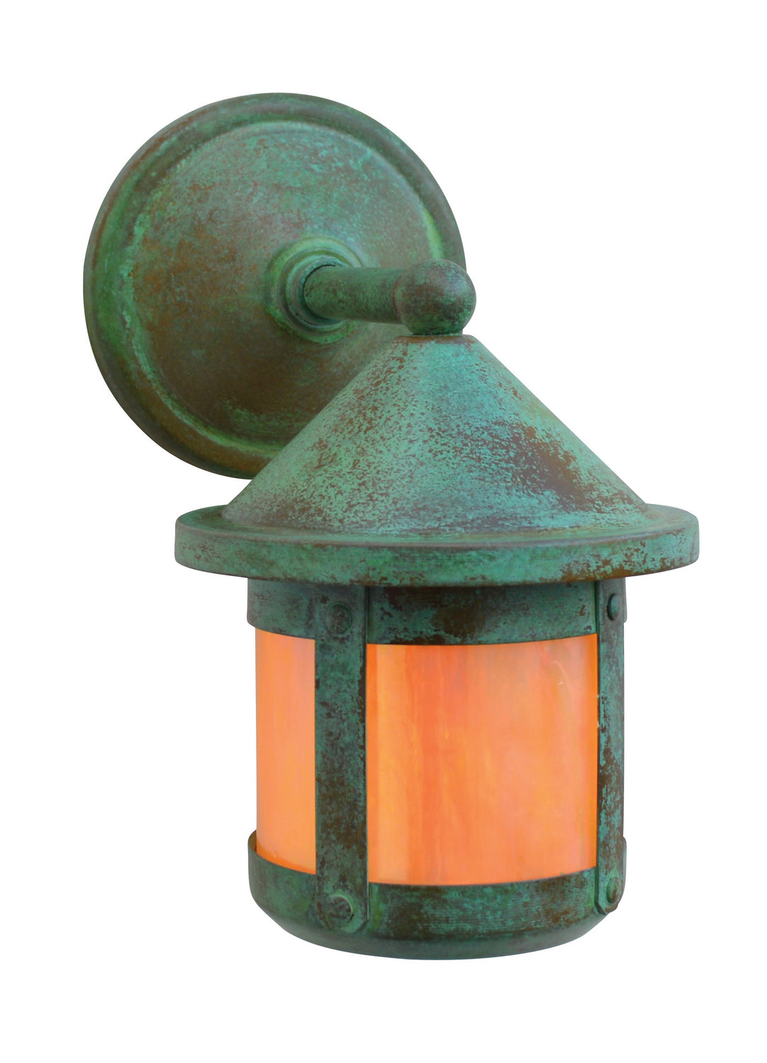 Arroyo - BB-6SWGW-VP - One Light Wall Mount - Berkeley - Verdigris Patina