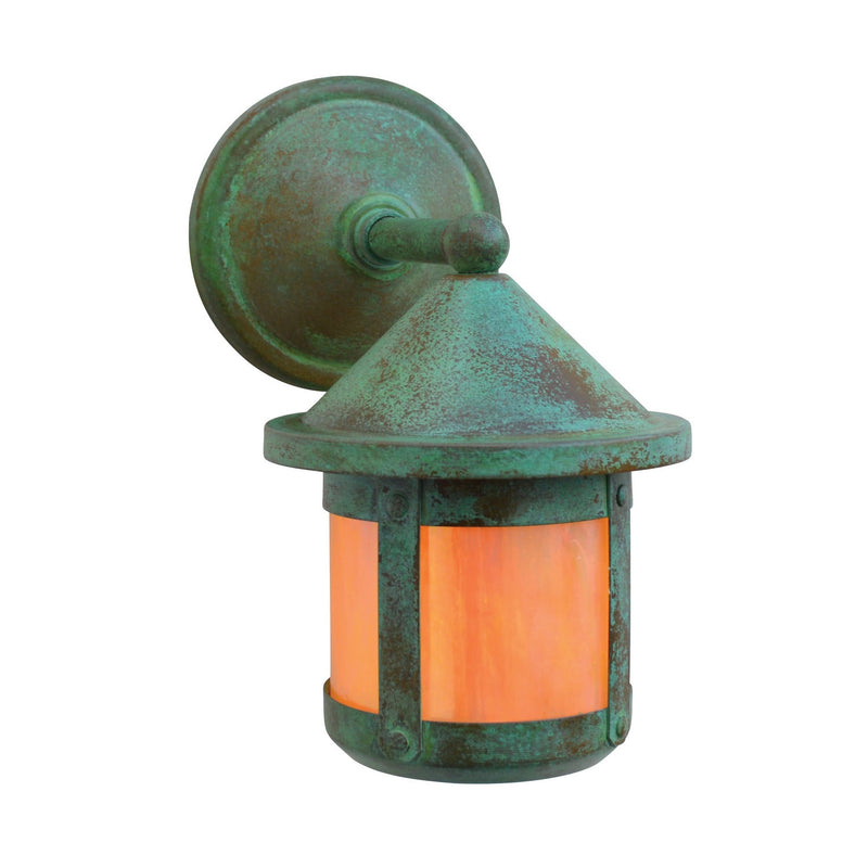 Arroyo - BB-6SWGW-VP - One Light Wall Mount - Berkeley - Verdigris Patina