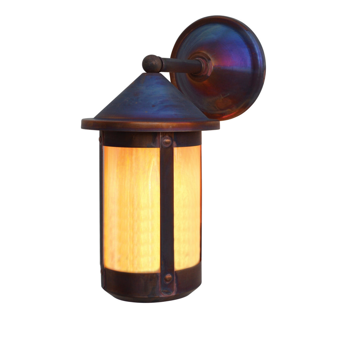 Arroyo - BB-7WGW-RC - One Light Wall Mount - Berkeley - Raw Copper