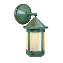 Arroyo - BB-8WGW-VP - One Light Wall Mount - Berkeley - Verdigris Patina