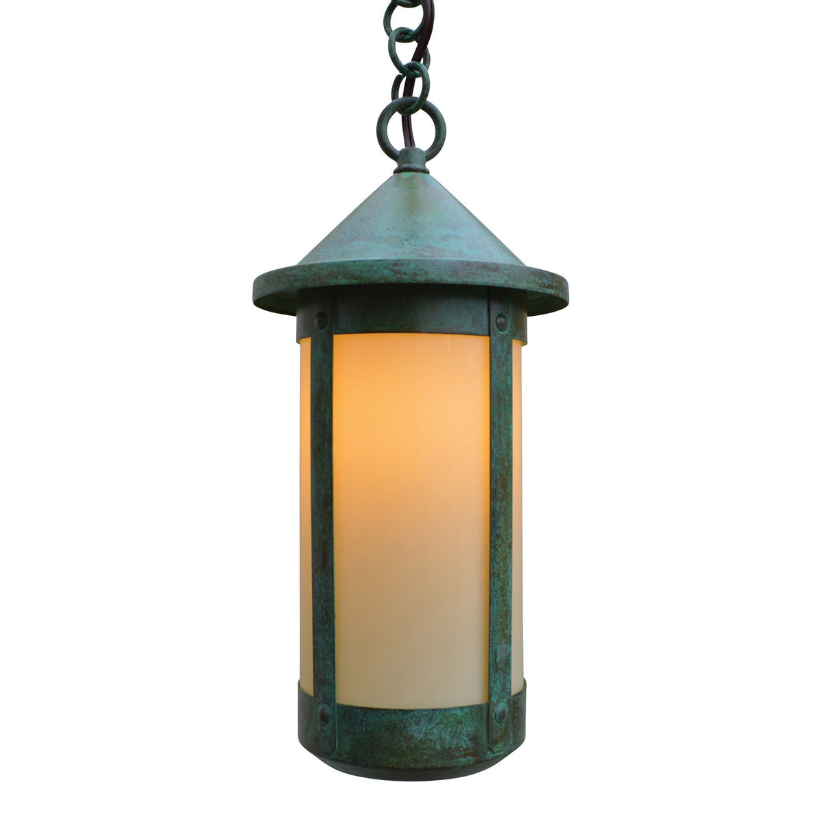 Arroyo - BH-7LCR-VP - One Light Pendant - Berkeley - Verdigris Patina