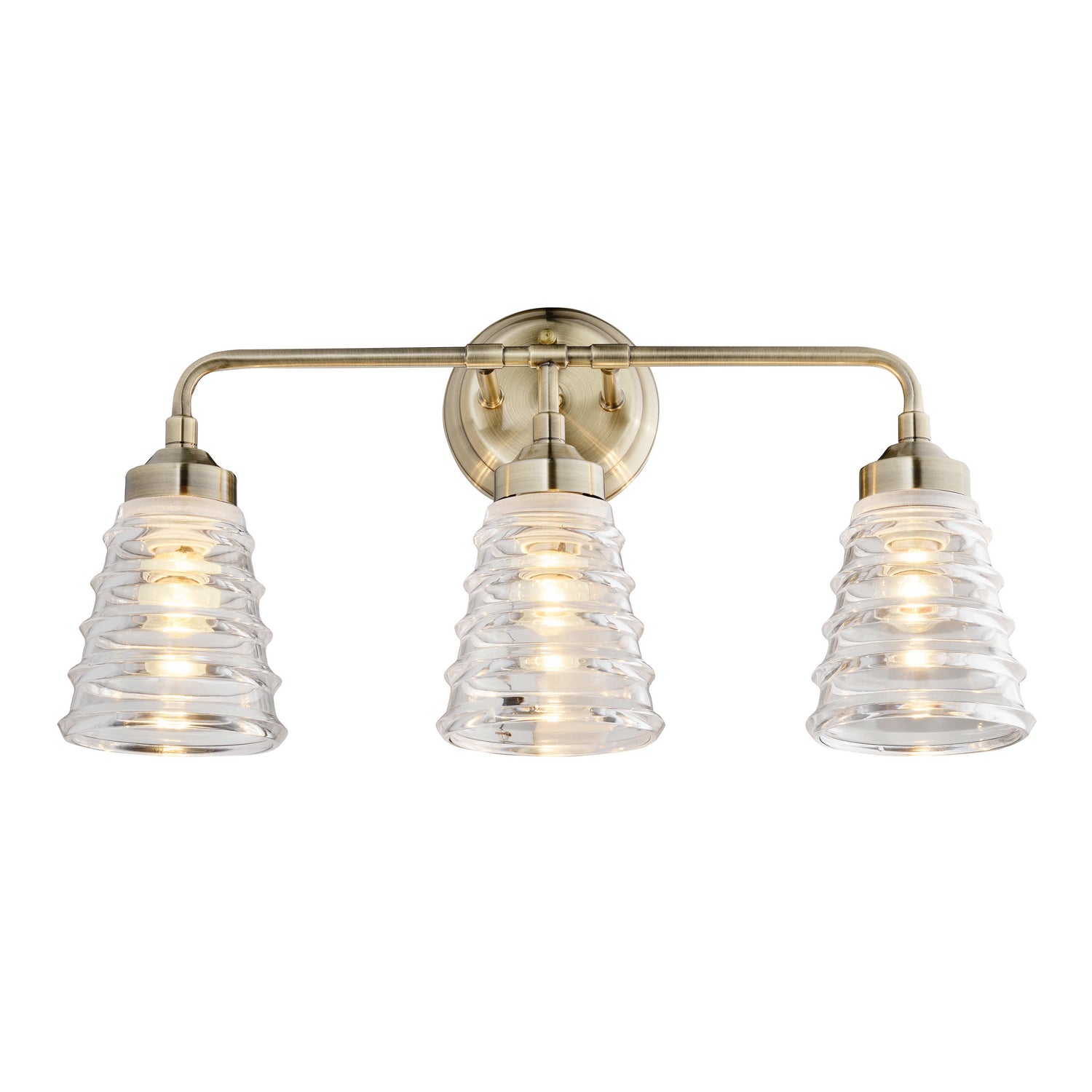 Varaluz - 313B03AB - Three Light Bath - Amherst - Antique Brass