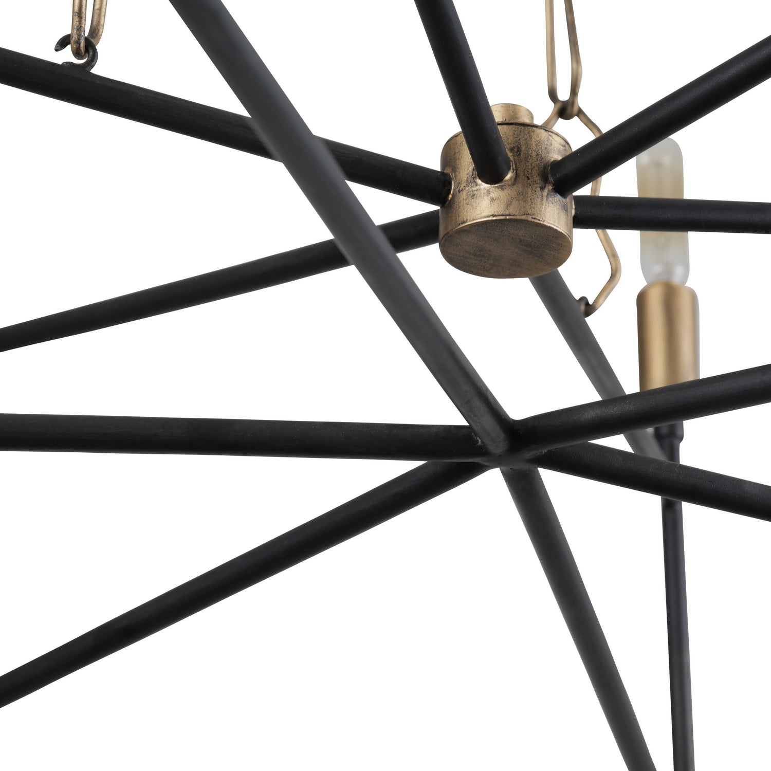 Varaluz - 314C06HGCB - Six Light Chandelier - Bodie - Havana Gold/Carbon