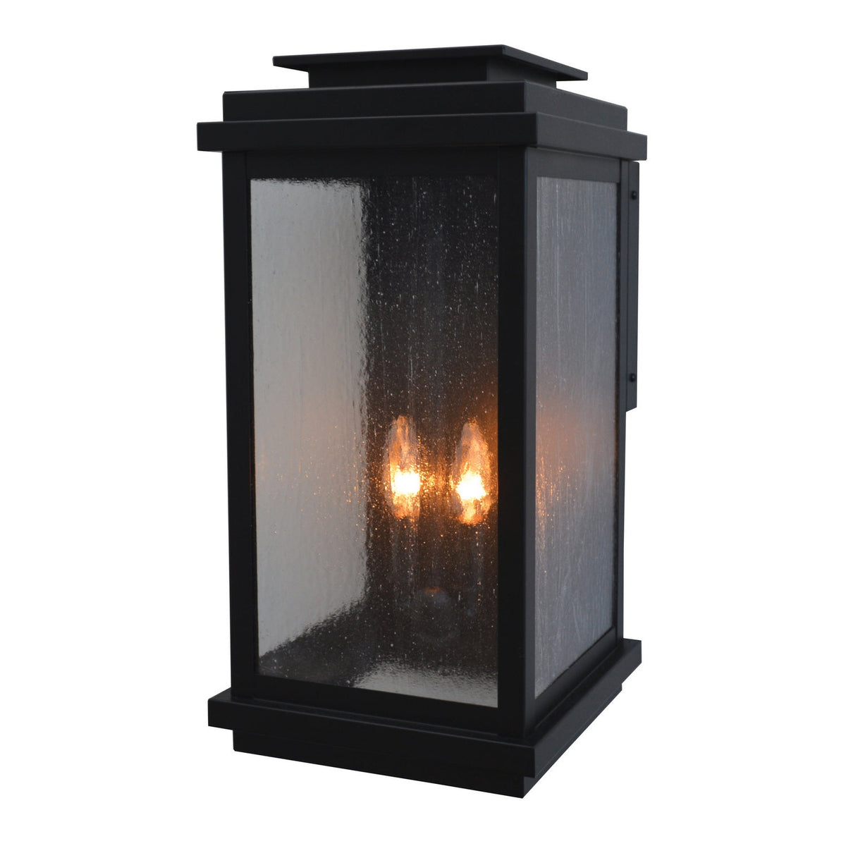 Arroyo - BOW-10CS-BK - Two Light Wall Mount - Bournemouth - Satin Black