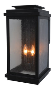 Arroyo - BOW-10CS-BK - Two Light Wall Mount - Bournemouth - Satin Black