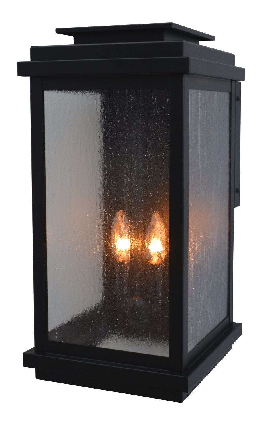 Arroyo - BOW-10CS-BK - Two Light Wall Mount - Bournemouth - Satin Black