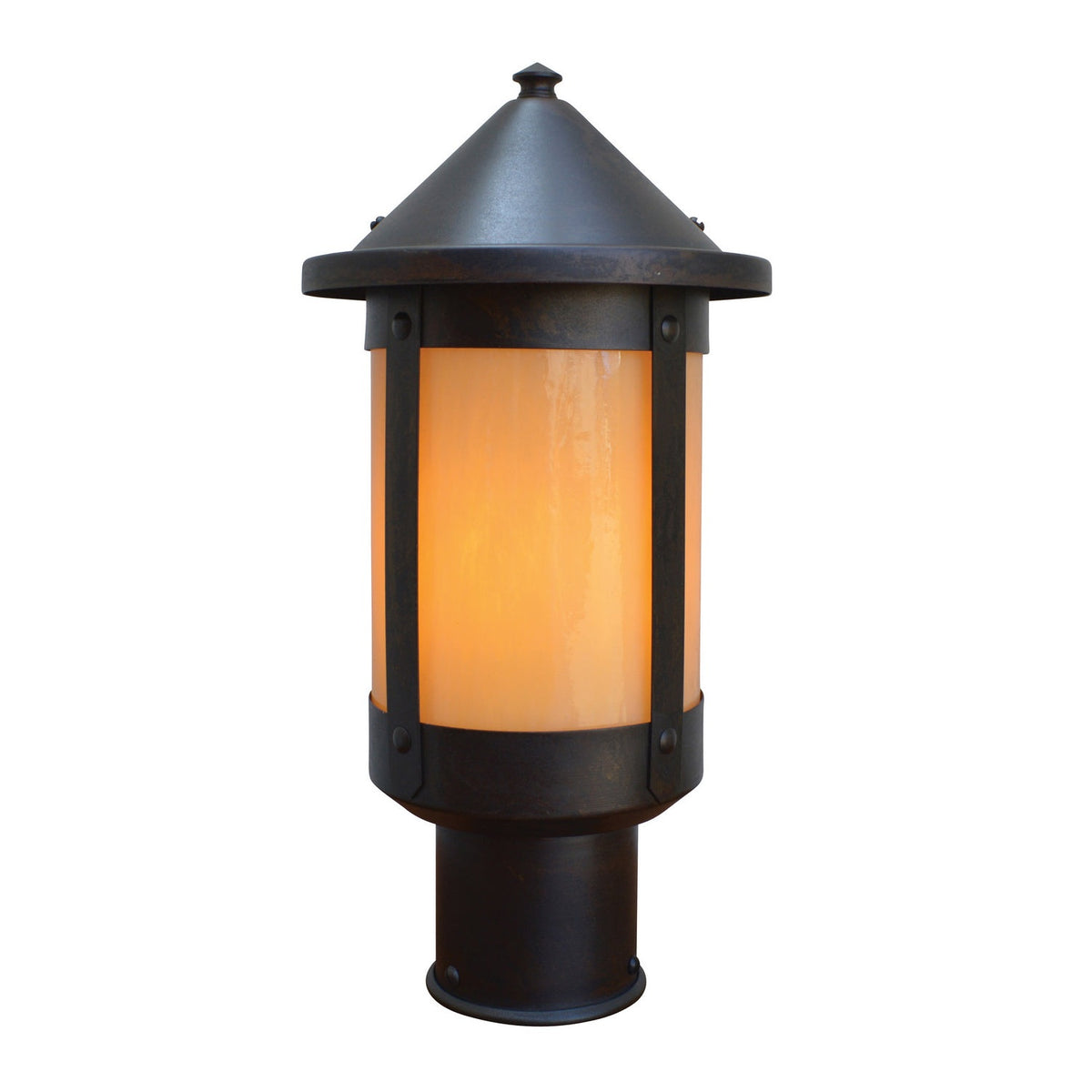 Arroyo - BP-7TN-BZ - One Light Post Mount - Berkeley - Bronze