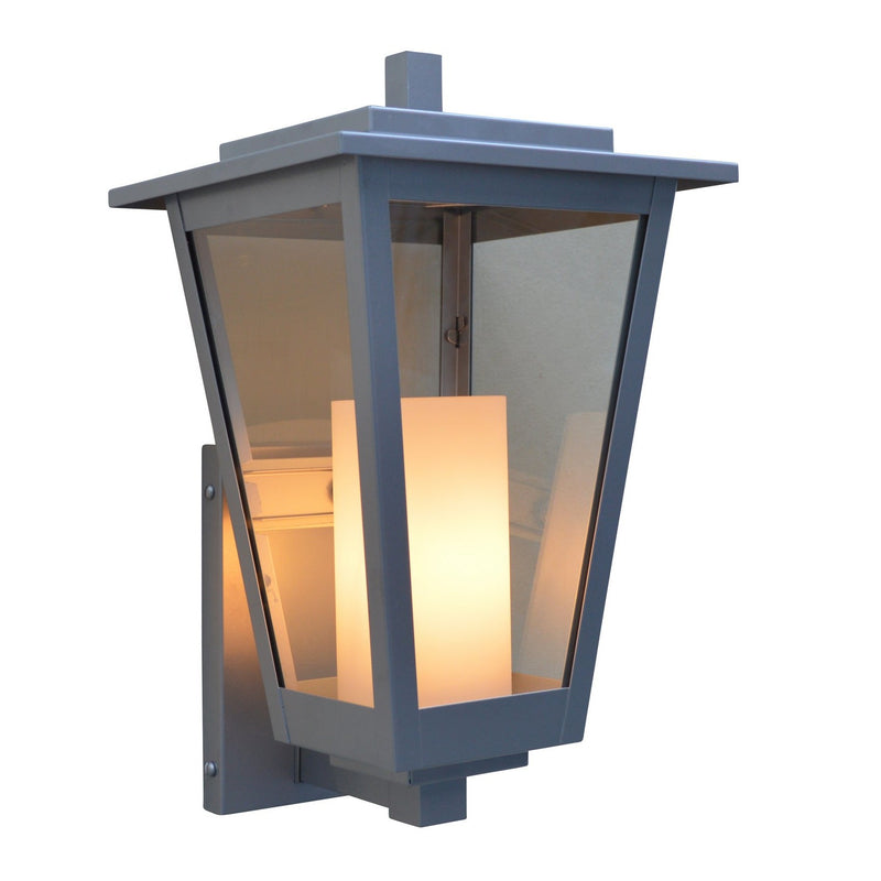 Arroyo - BRB-8CLR/WHT-P - One Light Wall Mount - Brighton - Pewter