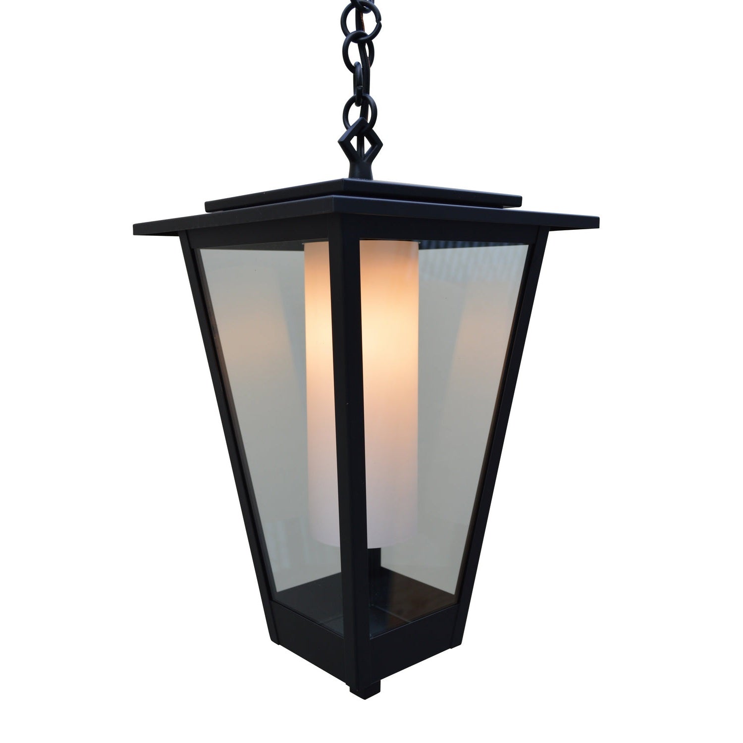 Arroyo - BRH-10CLR/WHT-BK - One Light Pendant - Brighton - Satin Black