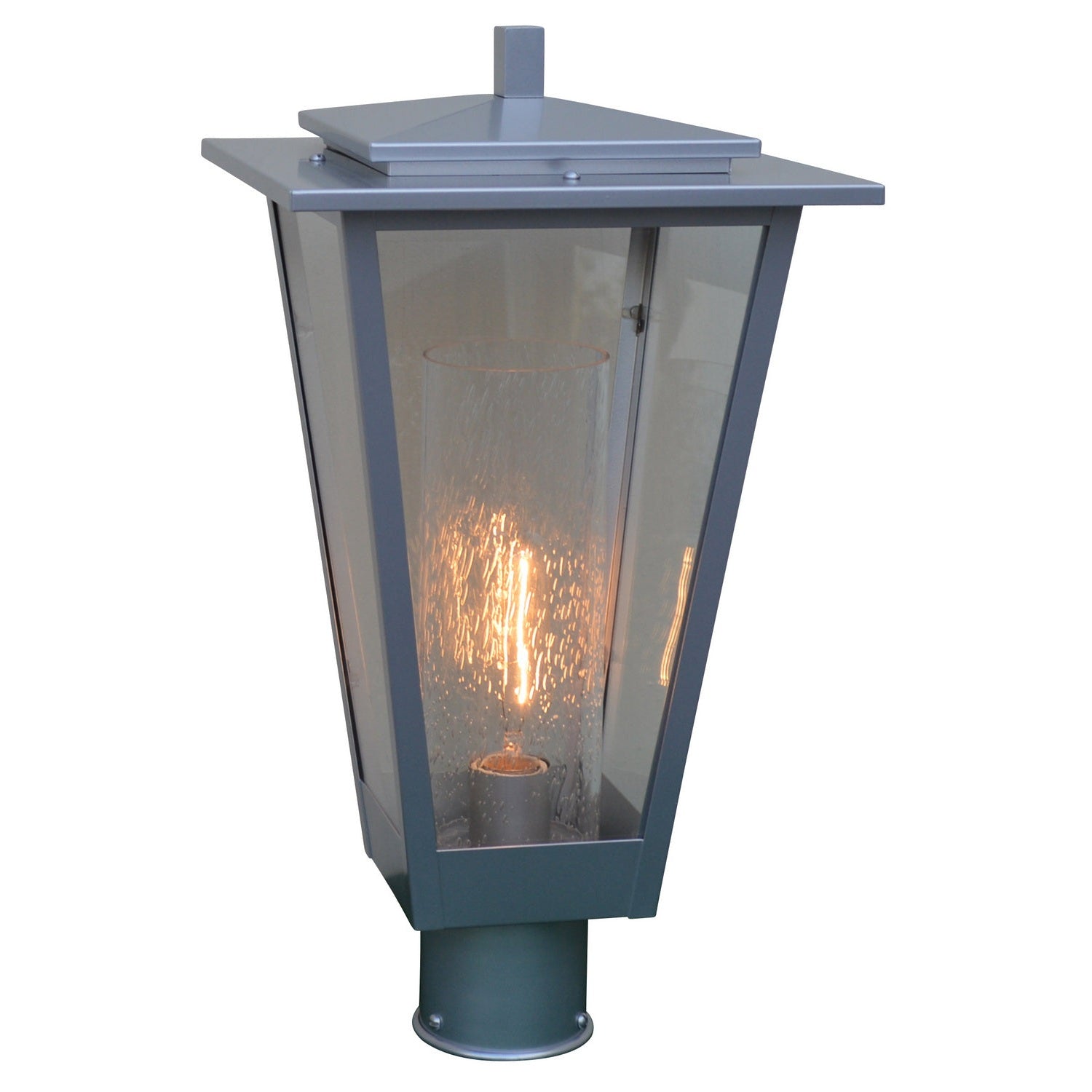 Arroyo - BRP-10CLR/CS-P - One Light Post Mount - Brighton - Pewter