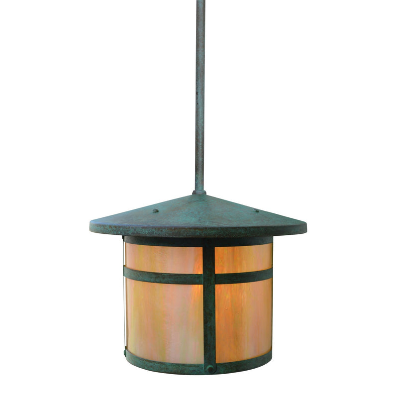Arroyo - BSH-11GW-VP - One Light Pendant - Berkeley - Verdigris Patina