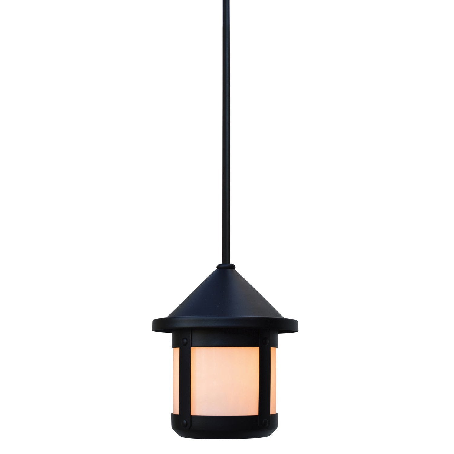 Arroyo - BSH-6SWO-BK - One Light Pendant - Berkeley - Satin Black