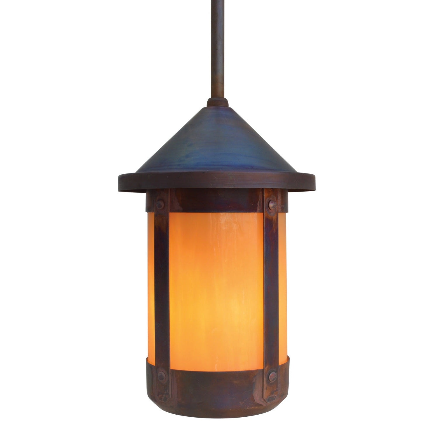 Arroyo - BSH-6TN-RC - One Light Pendant - Berkeley - Raw Copper