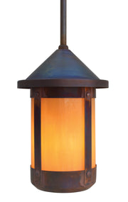 Arroyo - BSH-6TN-RC - One Light Pendant - Berkeley - Raw Copper