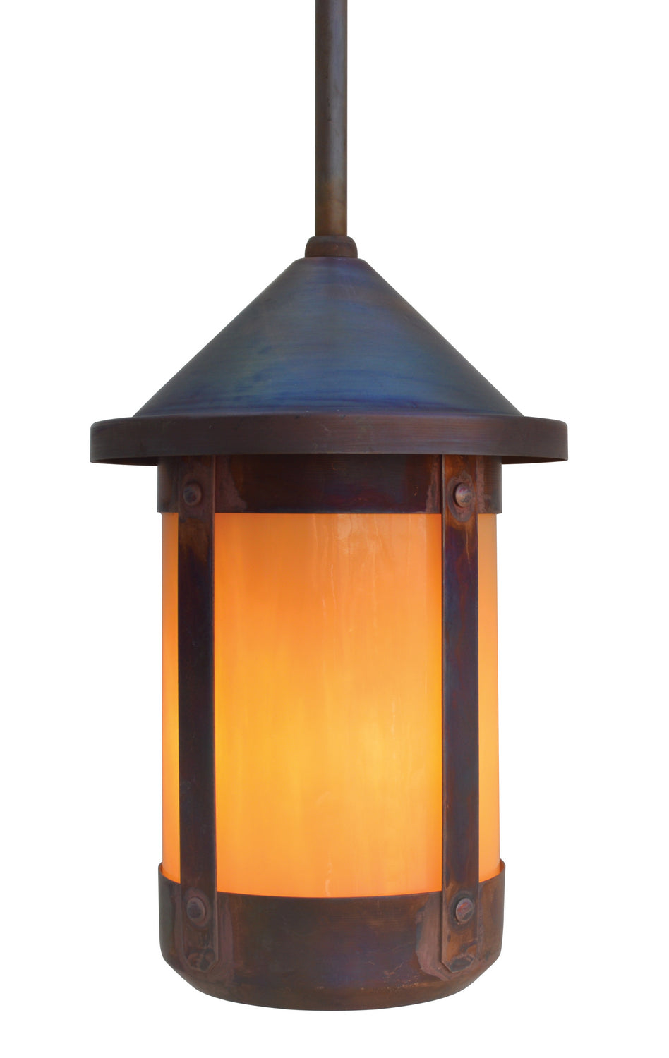 Arroyo - BSH-6TN-RC - One Light Pendant - Berkeley - Raw Copper