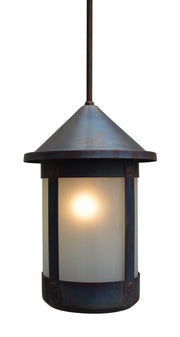 Arroyo - BSH-8F-RC - One Light Pendant - Berkeley - Raw Copper