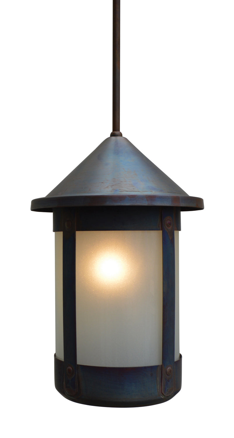 Arroyo - BSH-8F-RC - One Light Pendant - Berkeley - Raw Copper