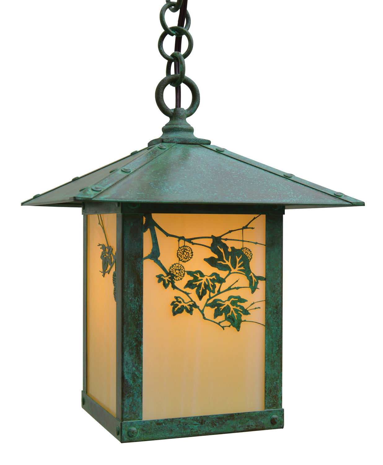 Arroyo - EH-9SFOF-VP - One Light Pendant - Evergreen - Verdigris Patina
