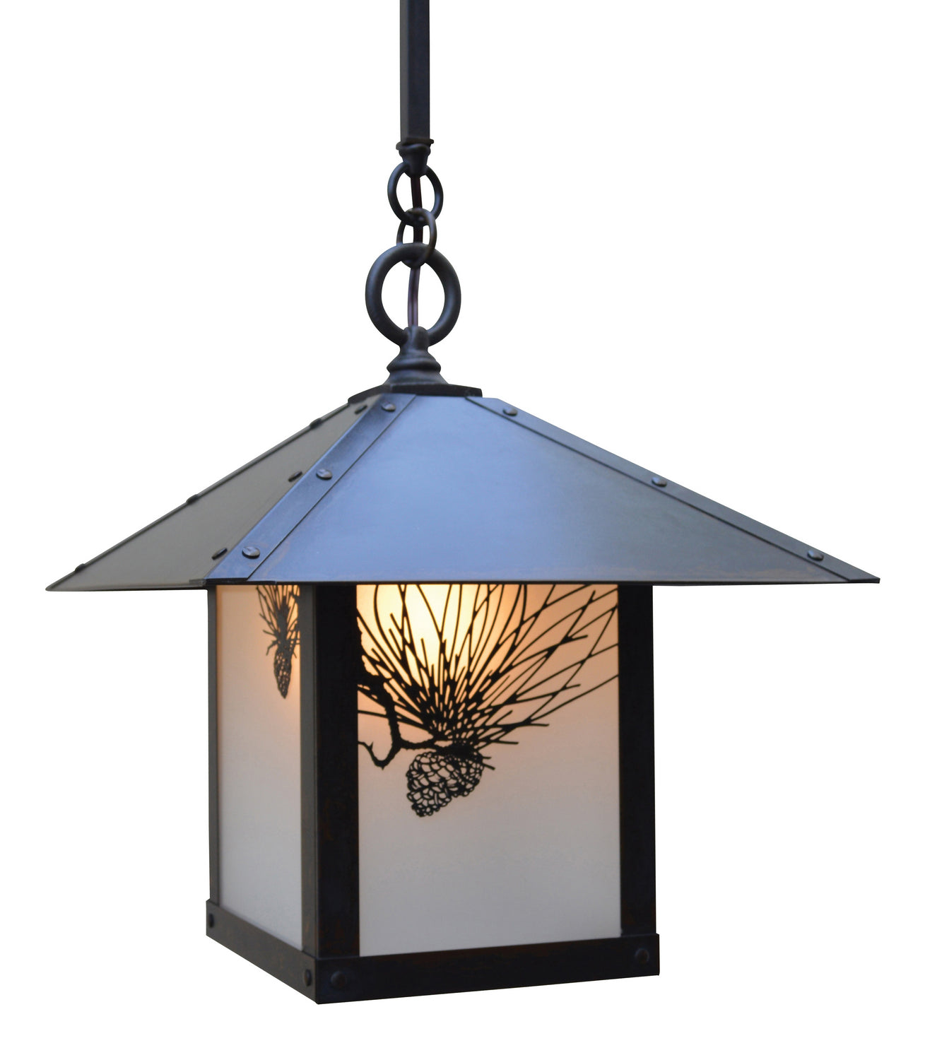 Arroyo - ESH-12PFF-BZ - One Light Pendant - Evergreen - Bronze