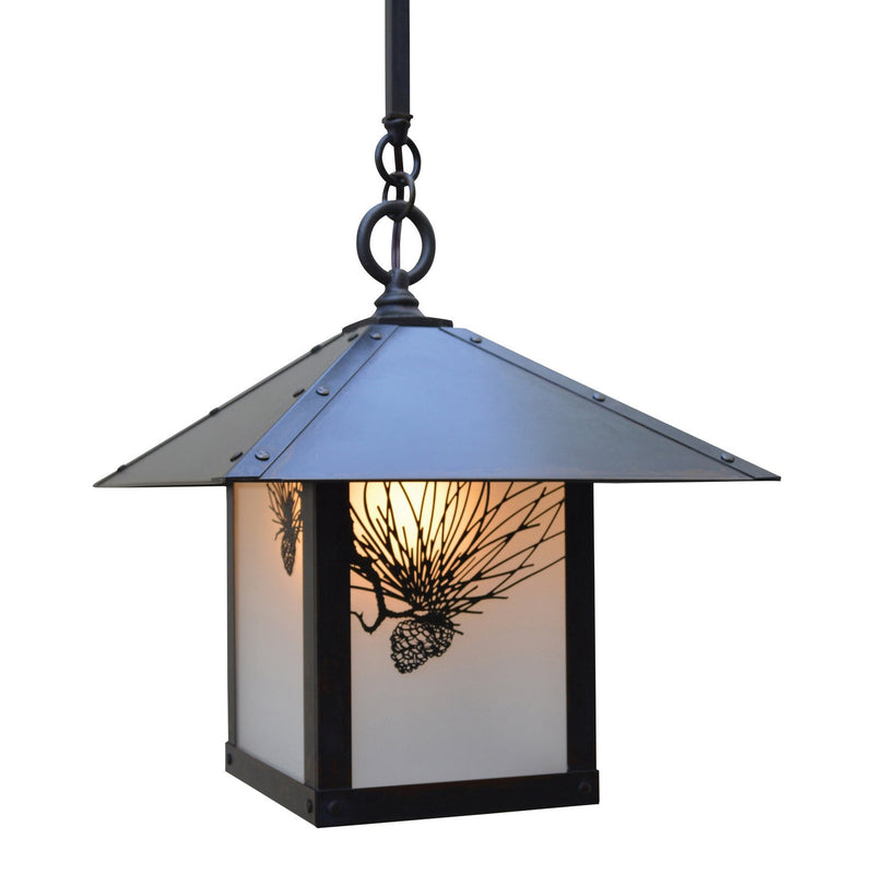 Arroyo - ESH-12PFF-BZ - One Light Pendant - Evergreen - Bronze