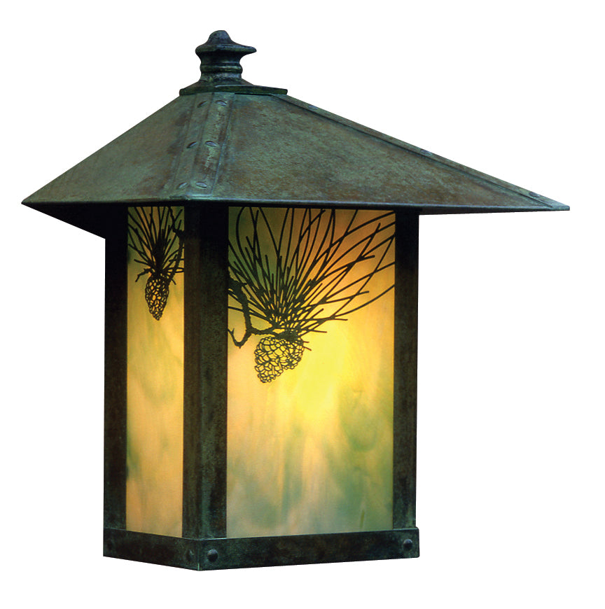 Arroyo - EW-16PFGW-VP - One Light Wall Mount - Evergreen - Verdigris Patina