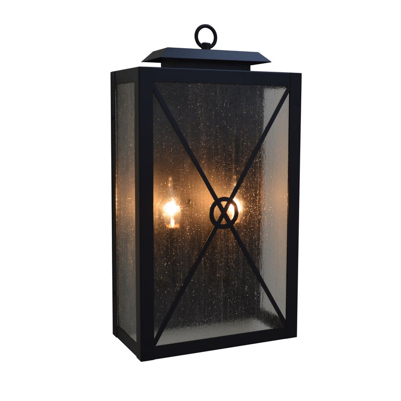 Arroyo - EXS-12CS-BK - Two Light Wall Sconce - Exeter - Satin Black
