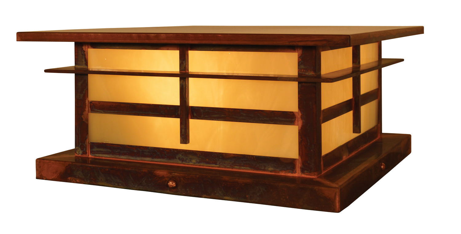 Arroyo - FIC-12CR-RC - One Light Column Mount - Finsbury - Raw Copper