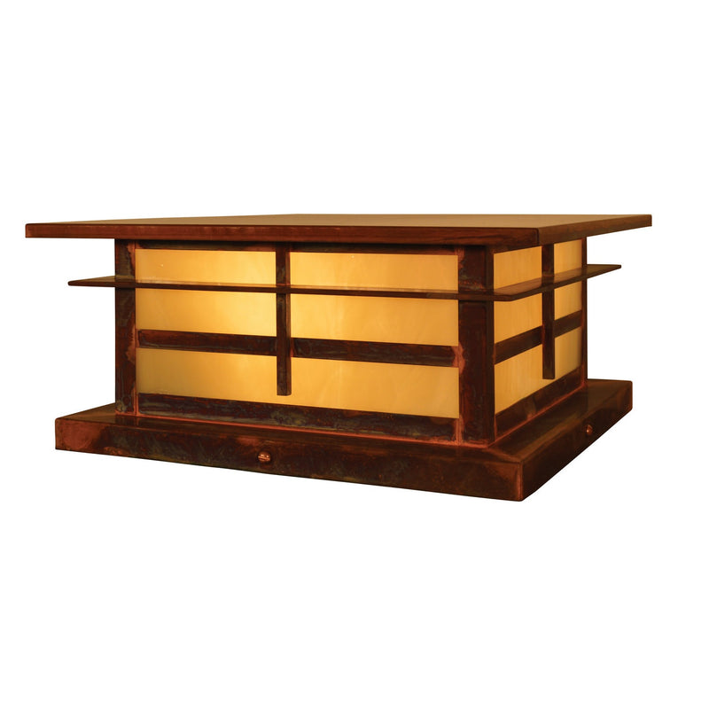 Arroyo - FIC-12CR-RC - One Light Column Mount - Finsbury - Raw Copper