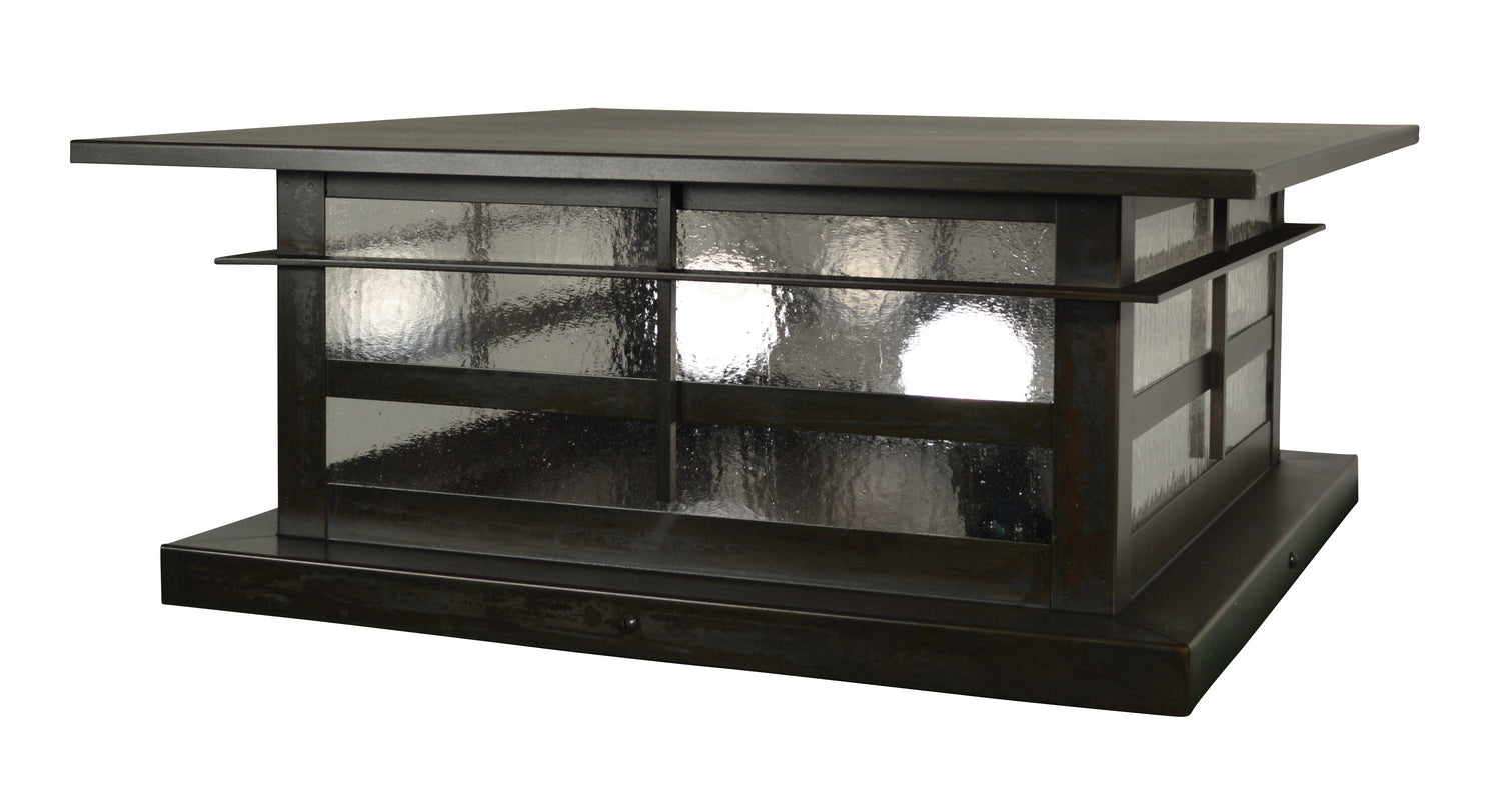 Arroyo - FIC-20CS-BZ - One Light Column Mount - Finsbury - Bronze