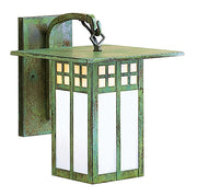 Arroyo - GB-18GWC-VP - One Light Wall Mount - Glasgow - Verdigris Patina