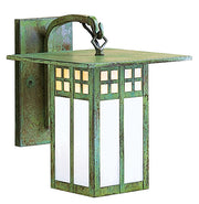 Arroyo - GB-6GWC-VP - One Light Wall Mount - Glasgow - Verdigris Patina