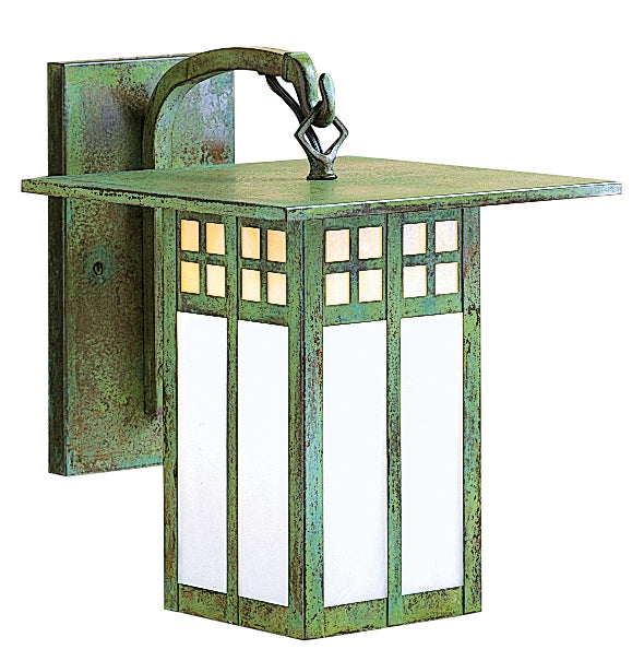 Arroyo - GB-6GWC-VP - One Light Wall Mount - Glasgow - Verdigris Patina