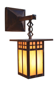 Arroyo - GB-6LSAGW-RC - One Light Wall Mount - Glasgow - Raw Copper