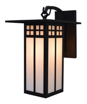 Arroyo - GB-9LWO-BK - One Light Wall Mount - Glasgow - Satin Black