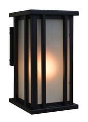 Arroyo - GLB-6F-BK - One Light Wall Mount - Glencoe - Satin Black