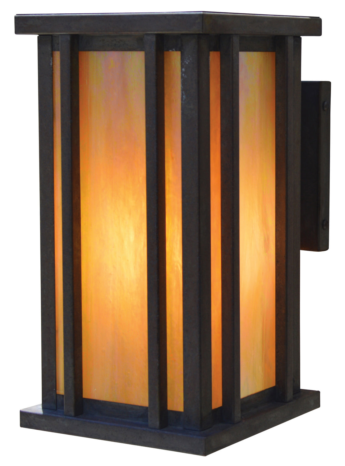 Arroyo - GLB-9GW-MB - One Light Wall Mount - Glencoe - Mission Brown