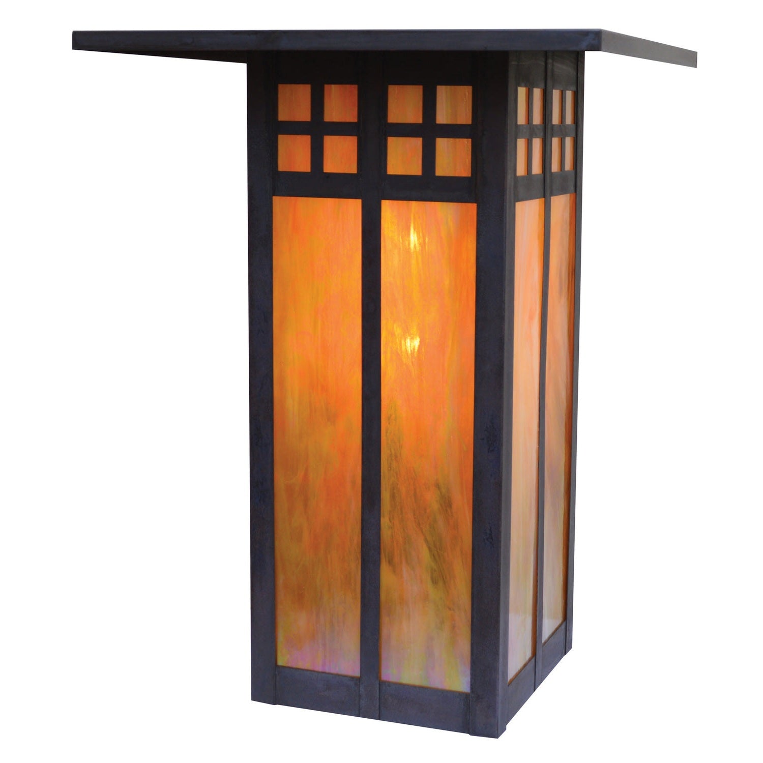 Arroyo - GW-18LGW-MB - Two Light Flush /Wall Mount - Glasgow - Mission Brown