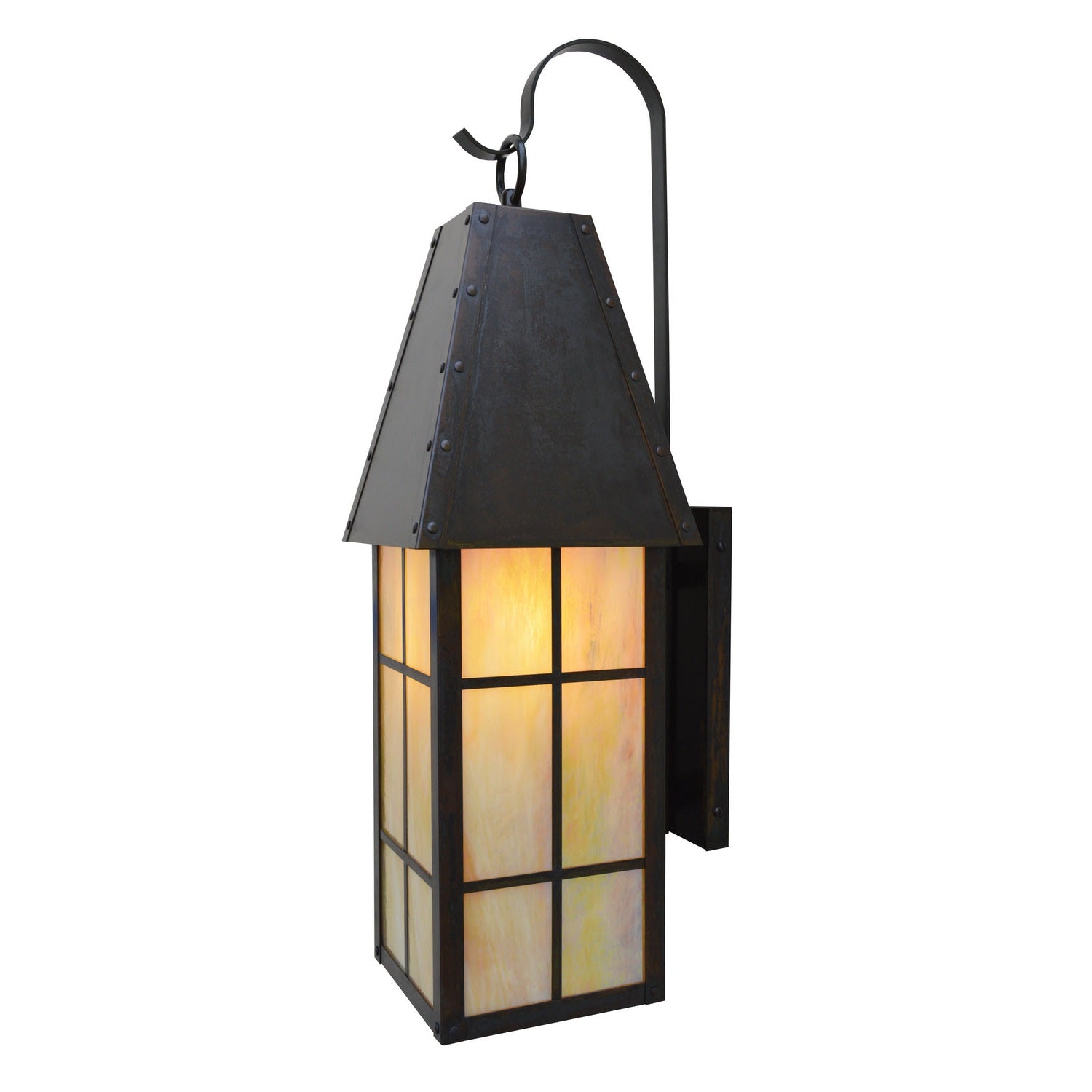 Arroyo - HAB-8GW-BZ - Two Light Wall Mount - Hampton - Bronze