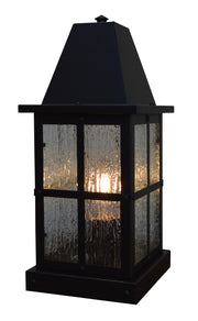 Arroyo - HC-6RM-BK - One Light Column Mount - Hartford - Satin Black