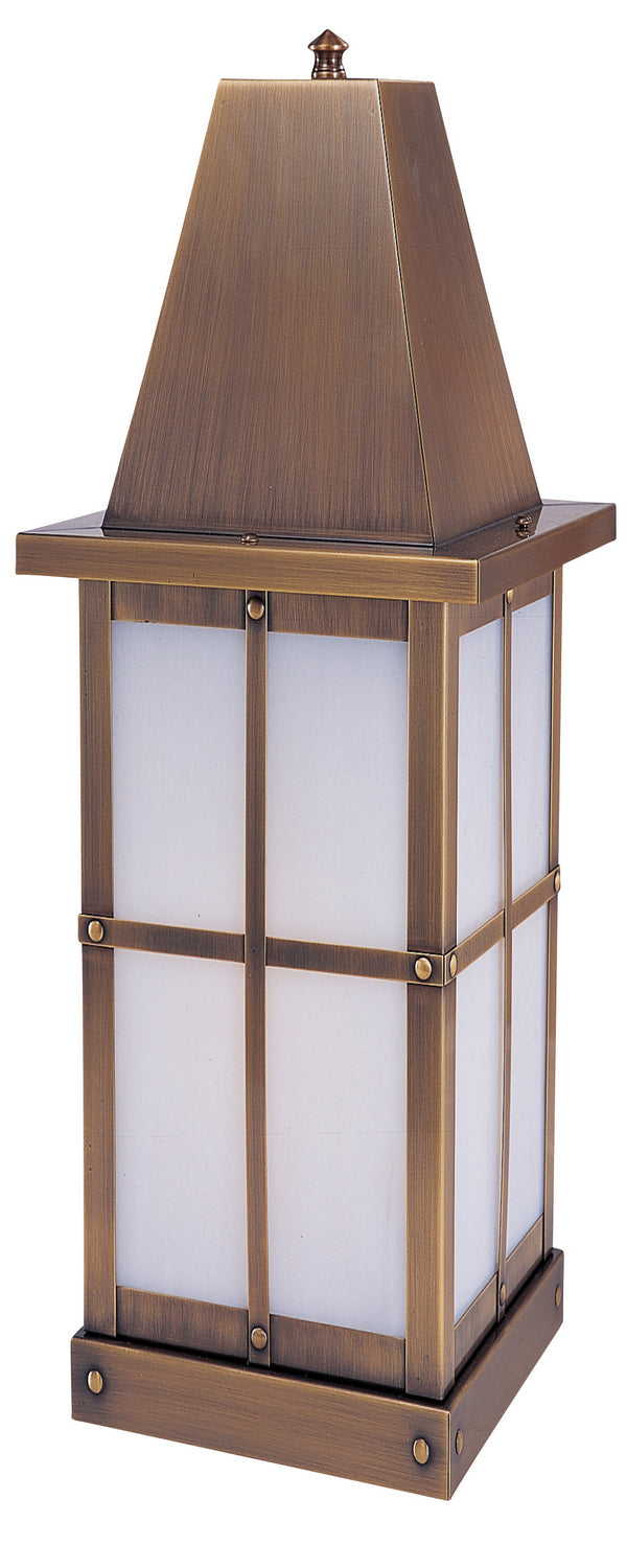 Arroyo - HC-8LWO-AB - One Light Column Mount - Hartford - Antique Brass