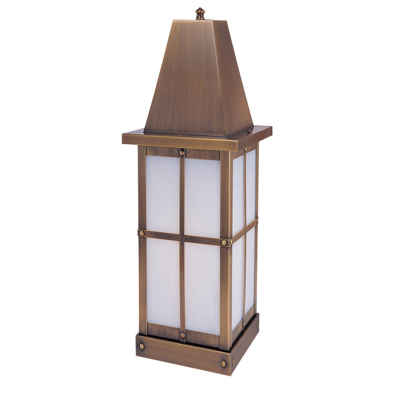 Arroyo - HC-8LWO-AB - One Light Column Mount - Hartford - Antique Brass