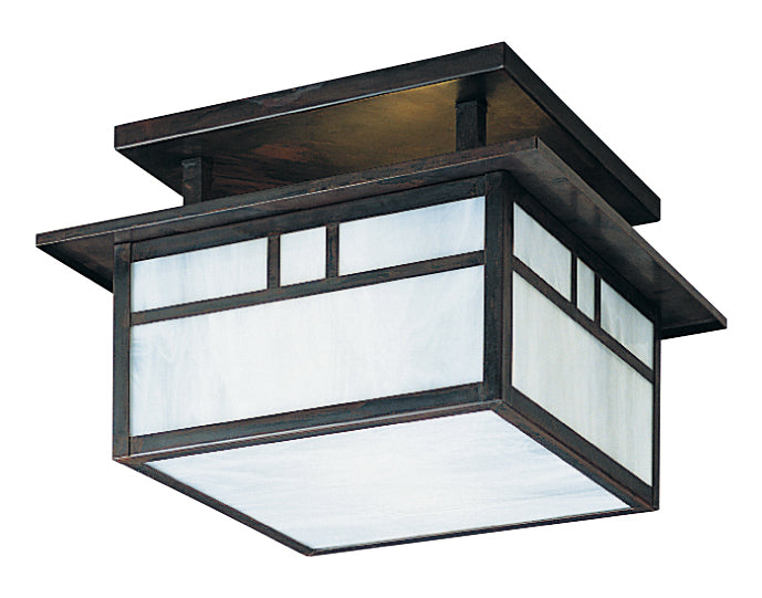 Arroyo - HCM-15DTWO-BZ - Two Light Close to Ceiling Mount - Huntington - Bronze