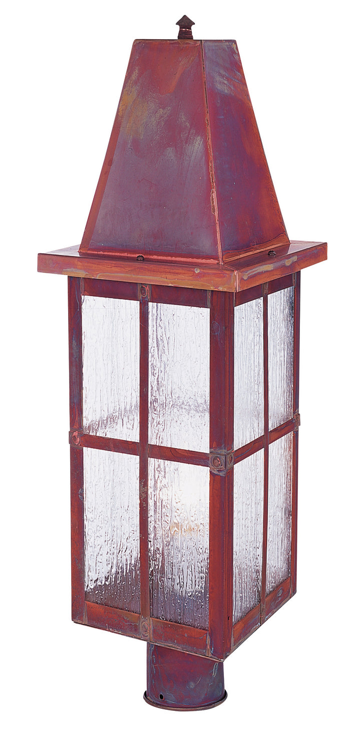 Arroyo - HP-8LRM-RC - One Light Post Mount - Hartford - Raw Copper
